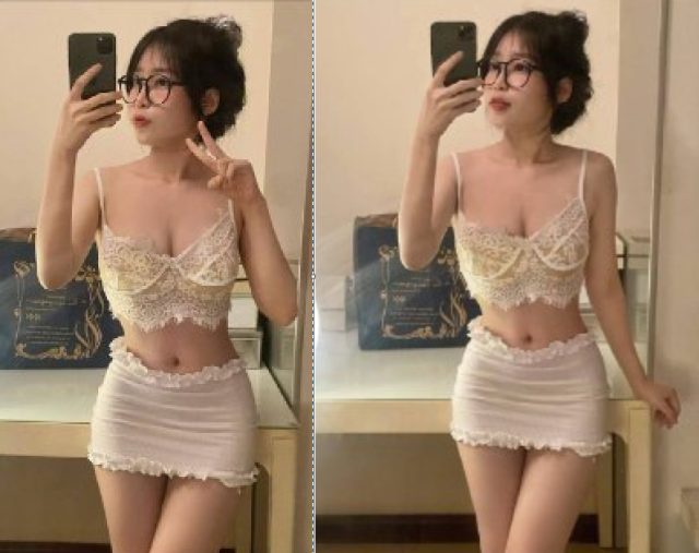 Mới nhún chút em đã rên la sướng